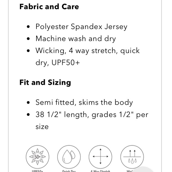 New With Tags JoFit  half sleeve getaway dress size small - Picture 3 of 5